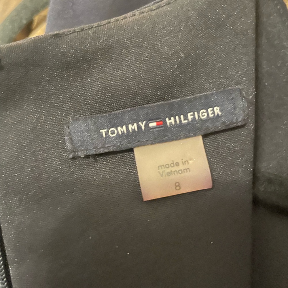 Tommy Hilfiger Navy Mini Dress with Zipper Accents - Picture 5 of 7